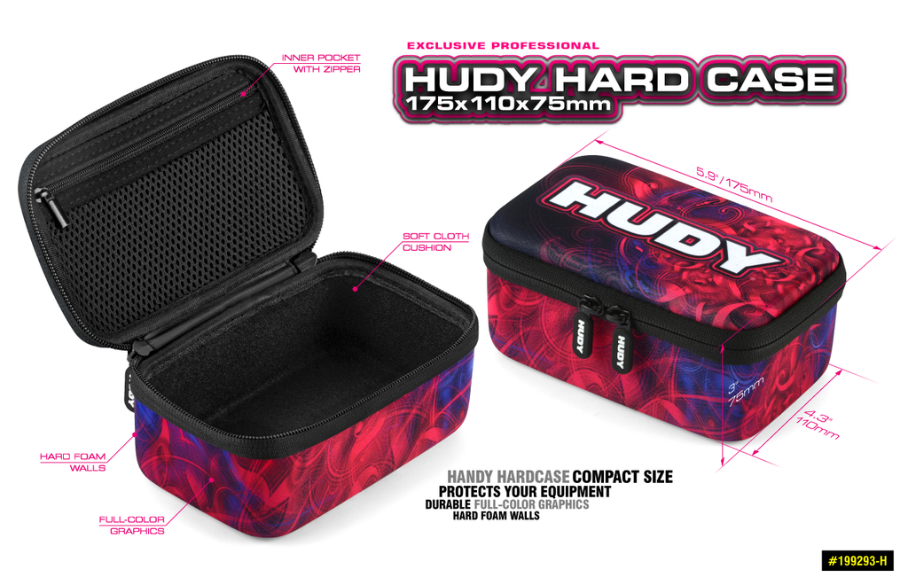 HUDY HARD CASE - 175 x 110 x 75mm