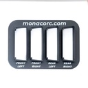 MonacoRC Small Bag Red V2.1 with Weight System Tray