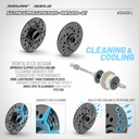ALU 2-PAD SLIPPER CLUTCH PLATES - VENTILATED - SET - X324130-L