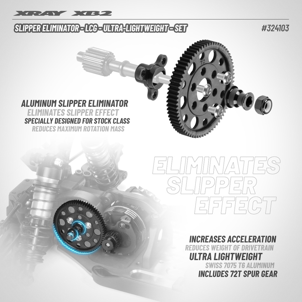 SLIPPER ELIMINATOR - LCG - ULTRA-LIGHTWEIGHT - SET - X324103