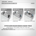 ALU SERVO HOLDERS & GRAPHITE BRIDGE - X326202