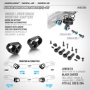ALU REAR SHOCK ABSORBER ADAPTER (1+ 1) - SET