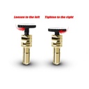MR33 Quick Lock Gold Connector Set 5mm - Red/Black (2)