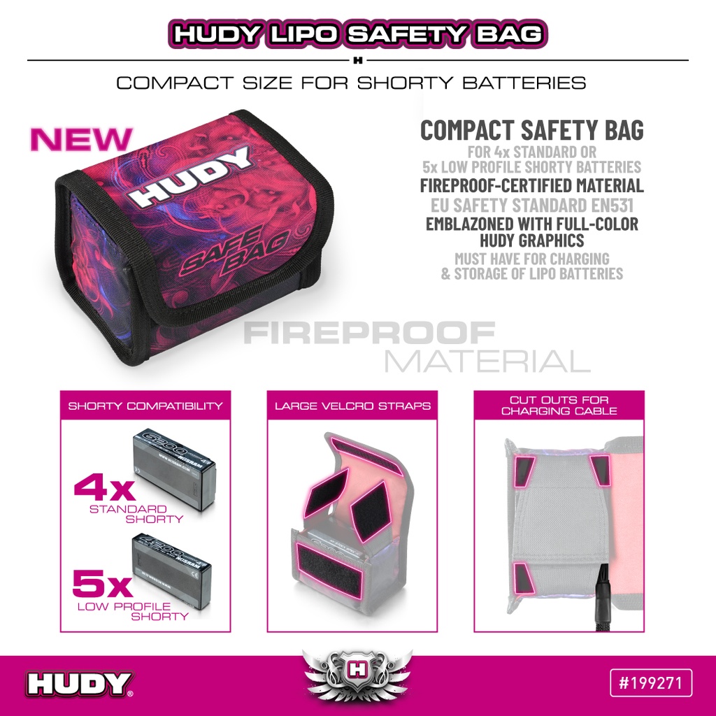 HUDY LIPO SAFETY BAG - COMPACT - H199271