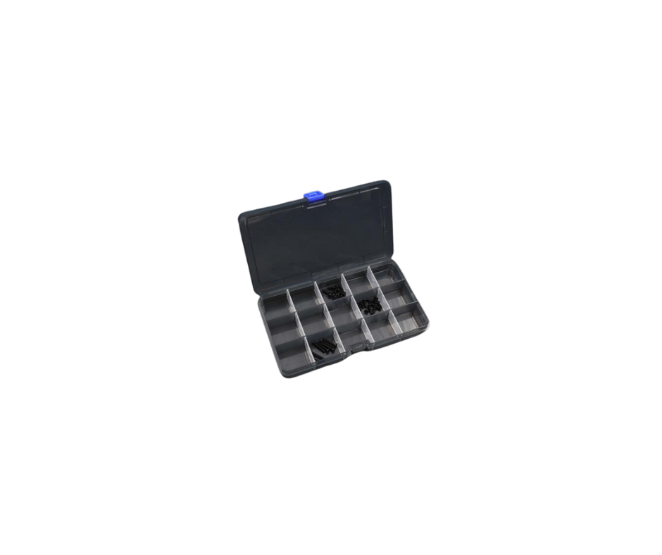 Koswork Parts Box 177x102x25mm (15 compartments, removable dividers)