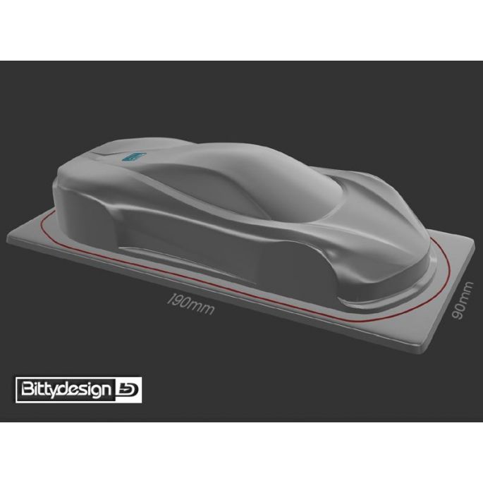 BITTYDESIGN MINI SPEED FORMS (BODIES) CLEAR FOR PAINTERS - BDAIR-MSF4