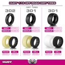 HUDY 1/10 OFF-ROAD TIRE 2WD/4WD REAR DIRT - 301 - SOFT (2) - H816301D-S