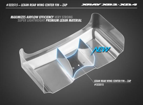 LEXAN REAR WING CENTER FIN - ZAP (2)