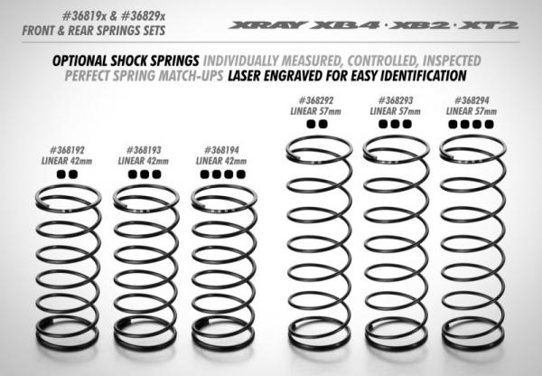 FRONT SPRING-SET L=42MM - 4 DOTS (2)