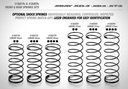 FRONT SPRING-SET L=42MM - 4 DOTS (2)