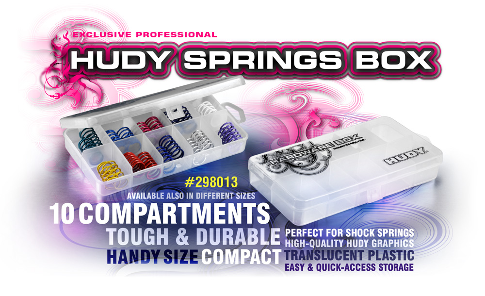 HUDY SPRINGS BOX - 10-COMPARTMENTS