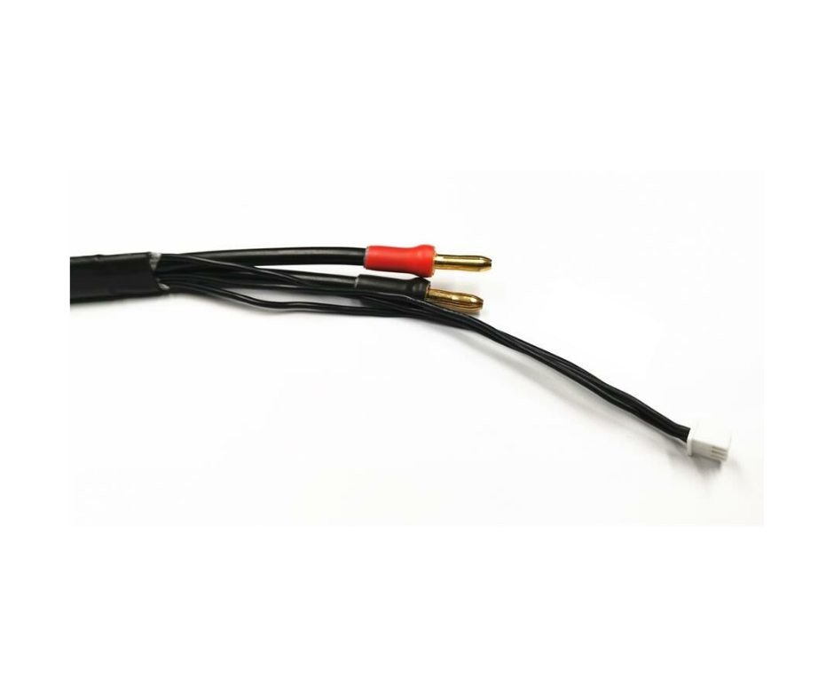 MR33 2S All-Black Charging Lead - 300mm - (4/5mm Dual Plug - XH)