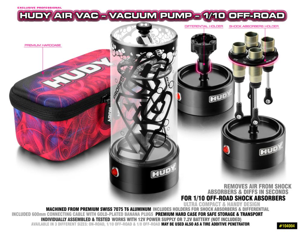 HUDY AIR VAC - VACUUM PUMP - 1/10 OFF-ROAD