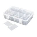 Robitronic Assortment Case 8 compartments variable 186x125x43mm -
