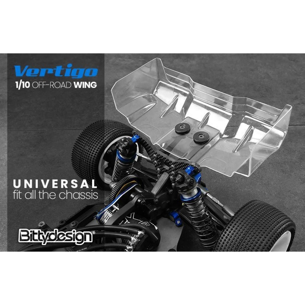 Bittydesign Vertigo 1/10 Off-Road 1mm wing set (2pcs) - BDW10-VRT