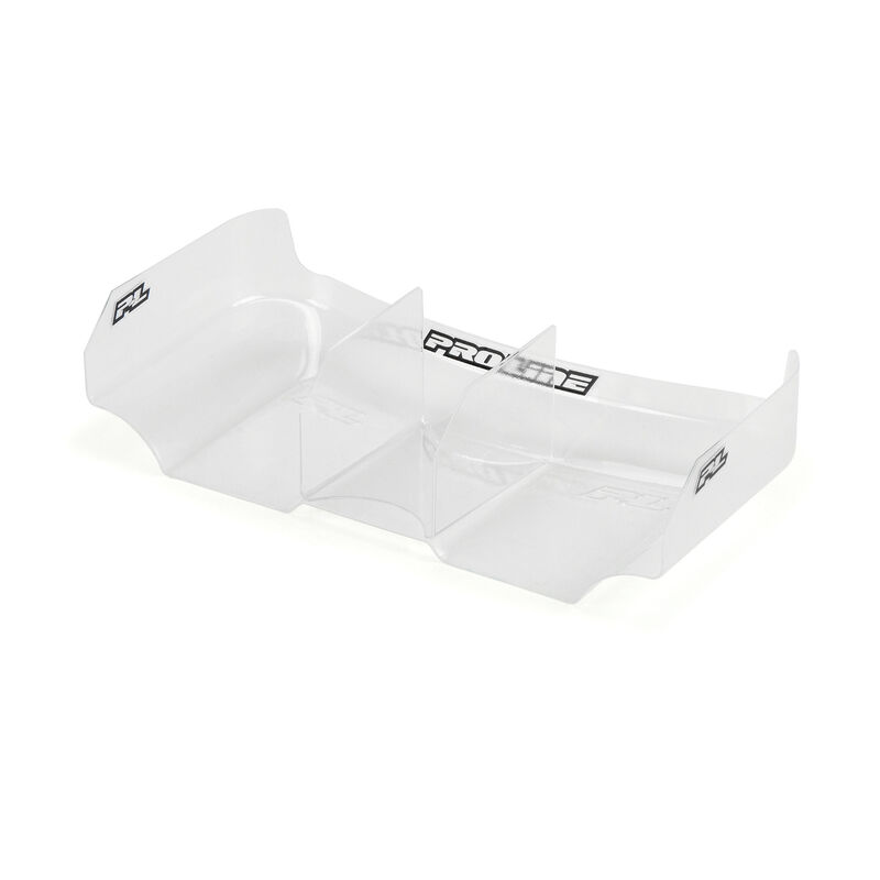 Pro-Line Air Force 2 Lightweight 6.5 Clear Rear Rear Wing with Center Fin (2) for 1:10 - PR6320-00
