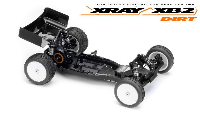 XRAY XB2D'23 - 2WD 1/10 ELECTRIC OFF-ROAD CAR - DIRT EDITION (ON ORDER - OP BESTELLING - CONTACT US)