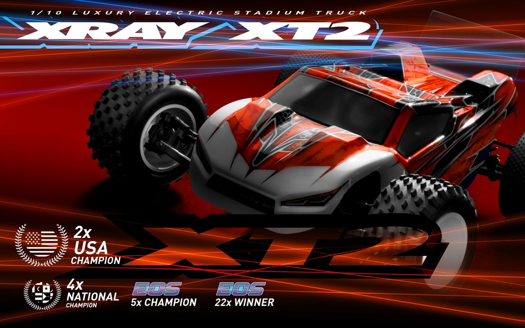 XRAY XT2D'23 - 2WD 1/10 ELECTRIC STADIUM TRUCK - DIRT EDITION - (ON ORDER / OP BESTELLING - CONTACT US)