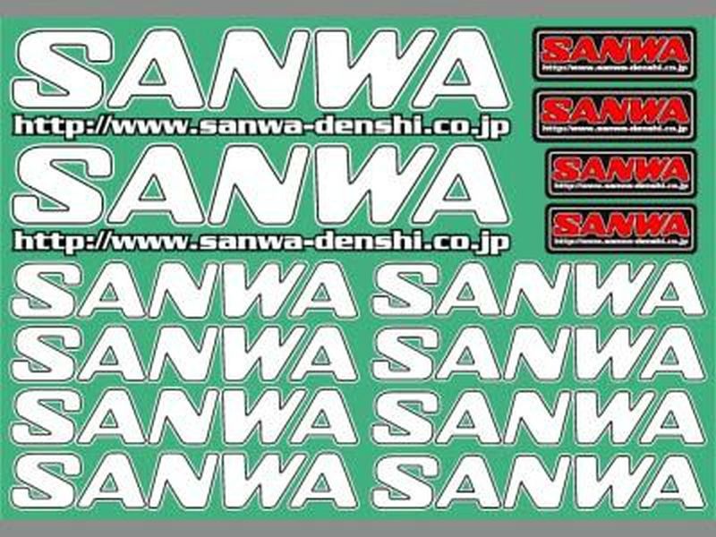 Sanwa Sticker White - SAN107A90532A