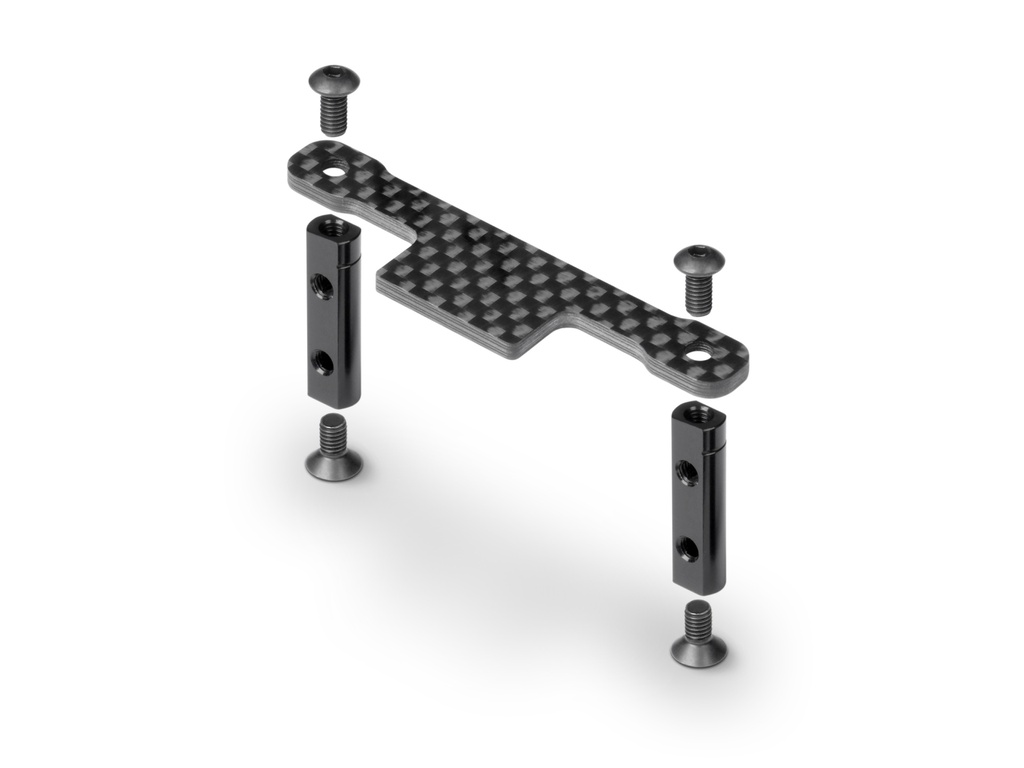 ALU SERVO HOLDERS & GRAPHITE BRIDGE - X326202