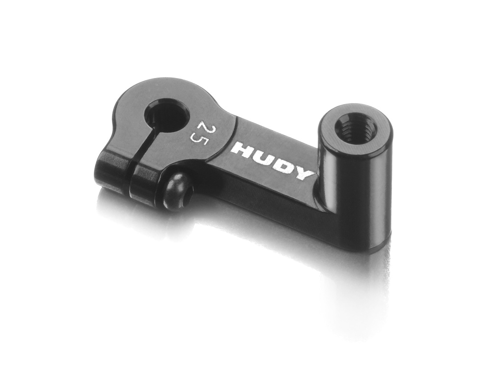 ALU CLAMP STEERING SERVO HORN - EXTENDED - POWER HD, FUTABA, SAVOX - 25T - 293422