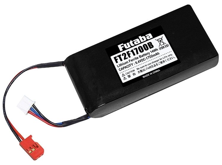 FUTABA Transmitter Battery Li-Fe 6,6V 1700mAh