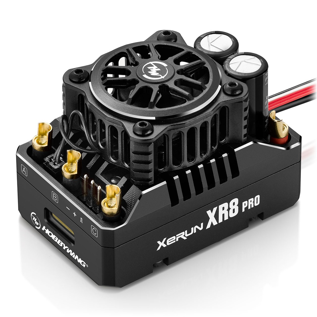 Hobbywing Xerun XR8 Pro G3 Brushless ESC 200A, 2-4s LiPo, BEC 6A - HW30113400