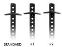 XT2 FRONT BODY MOUNT SET +2MM HEIGHT - X301324