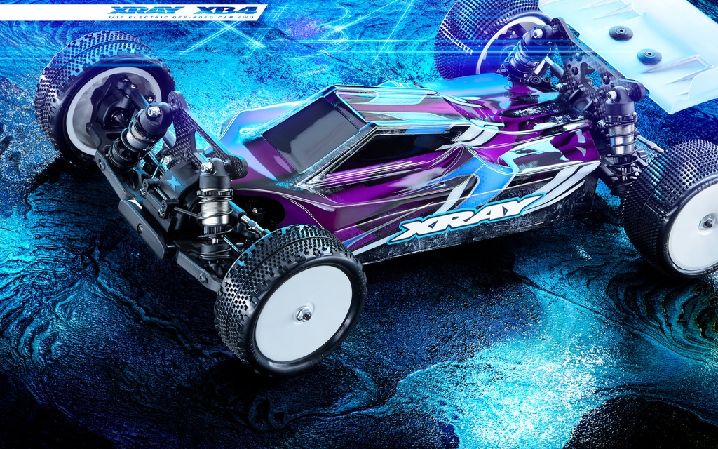 XRAY XB4C'25 - 4WD 1/10 ELECTRIC OFF-ROAD CAR - CARPET EDITION (2-3 days - contact us)
