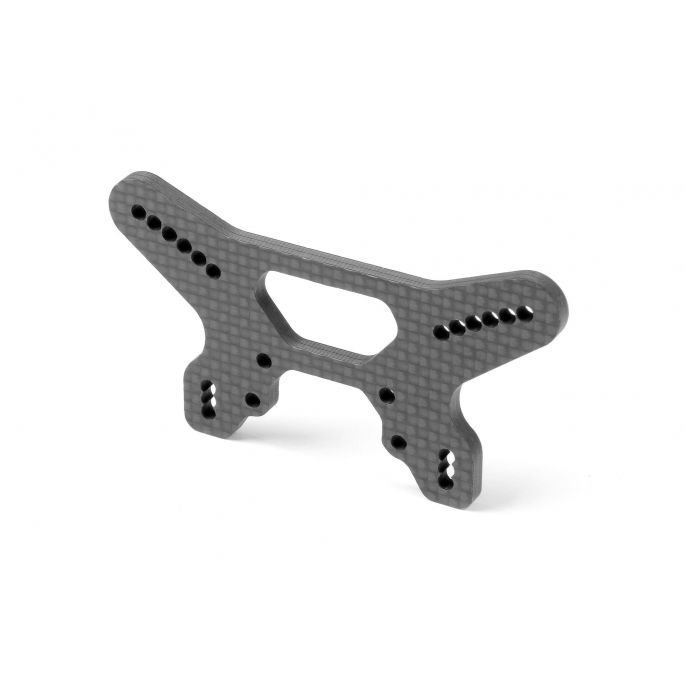 GRAPHITE SHOCK TOWER FOR HS BULKHEAD - FRONT - 3.5MM - WIDER - X362088