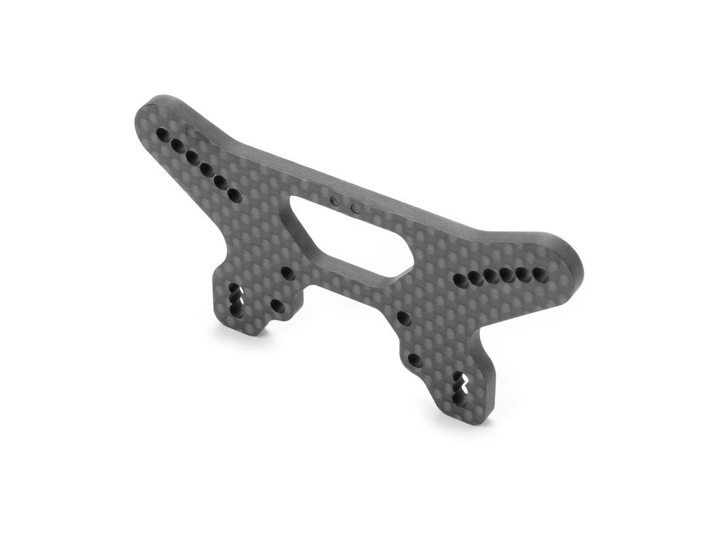 CARBON SHOCK TOWER FOR HS BULKHEAD - 2-DOTS - FRONT - X362089