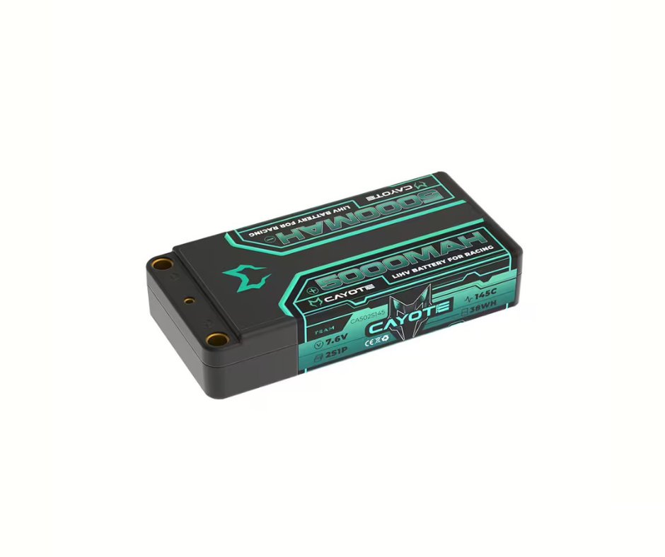CAYOTE 5000mAh 145C 2S1P LiPo Battery