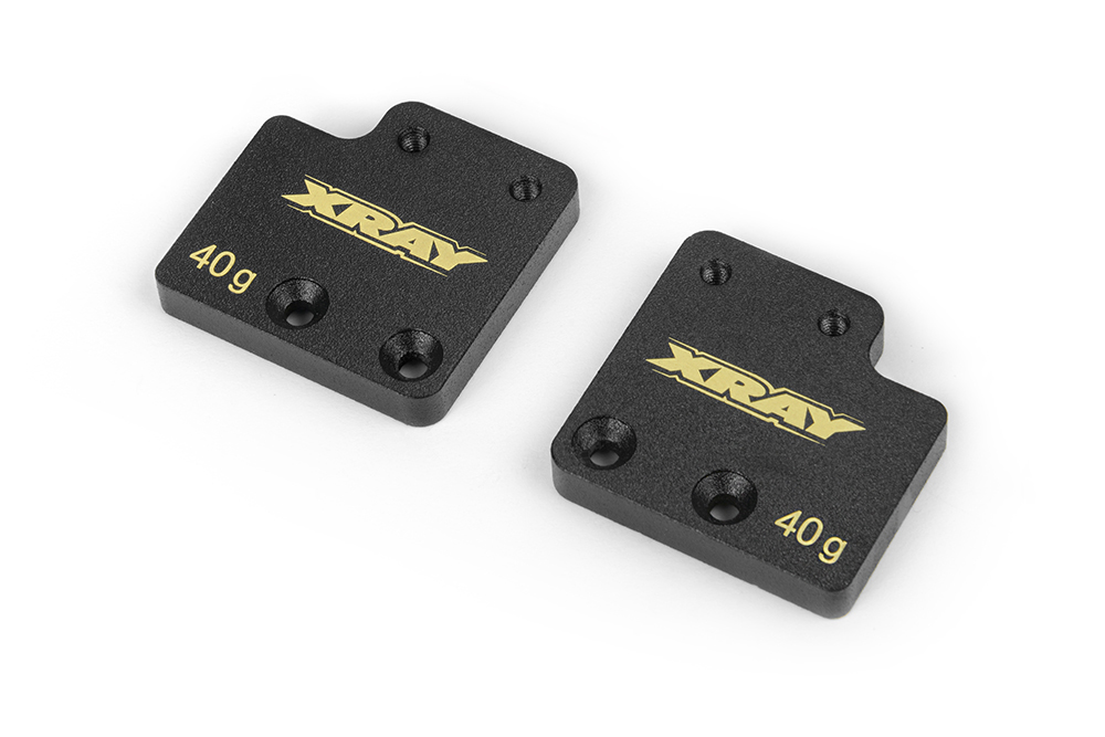 SHORT LiPo BALANCING CHASSIS WEIGHT 40G (2) - X309861