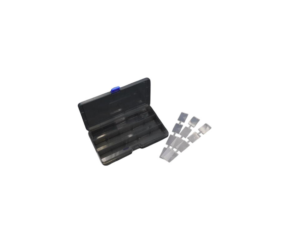 Koswork Parts Box 177x102x25mm (15 compartments, removable dividers)