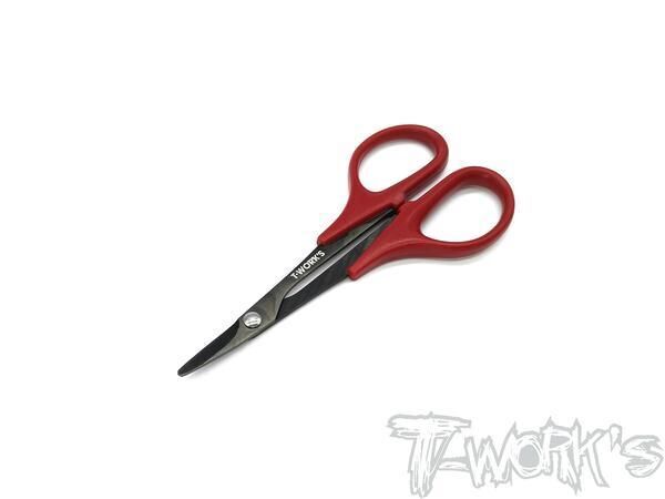 T-Work´s Black Titanium Nitride Lexan Curved Scissor - TW-TT-021-BK