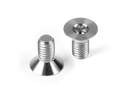 HUDY TITANIUM FLAT HEAD SCREW M3x8 (10) - H903308-T