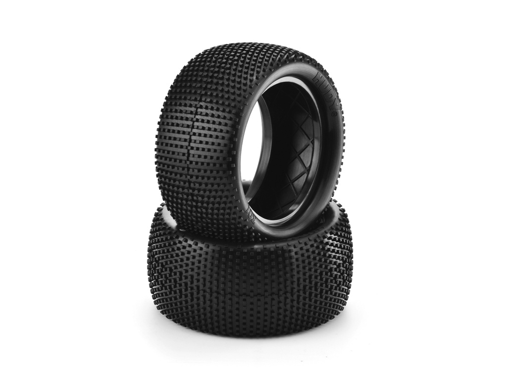 HUDY 1/10 OFF-ROAD TIRE 2WD/4WD REAR DIRT - 301 - MEDIUM (2) - H816301D-M