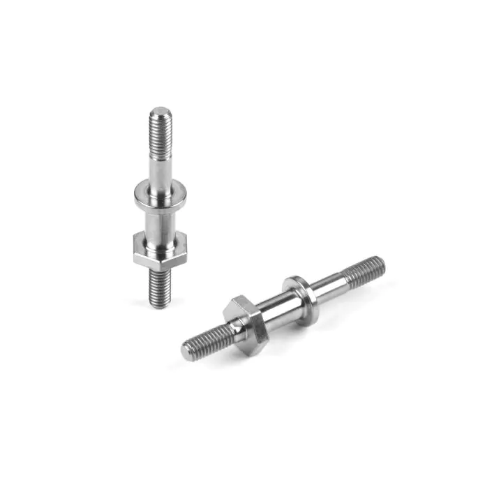 XRAY TITANIUM SHOCK STANDOFFS - LONG (2) - X368046-T