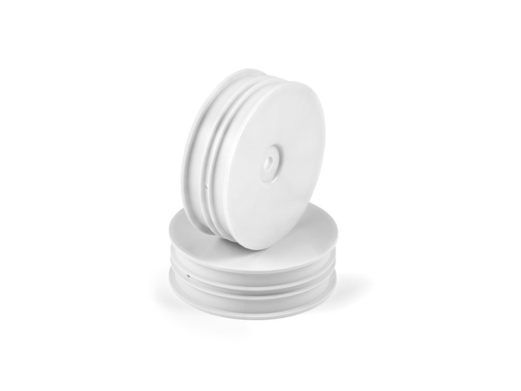 HUDY 1/10 OFF-ROAD WHEEL - 2WD – FRONT – NARROW – WHITE (2) - H803220