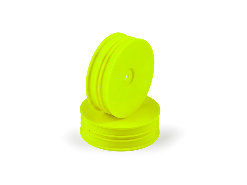 HUDY 1/10 OFF-ROAD WHEEL - 2WD – FRONT – NARROW – YELLOW (2) - H803220-Y