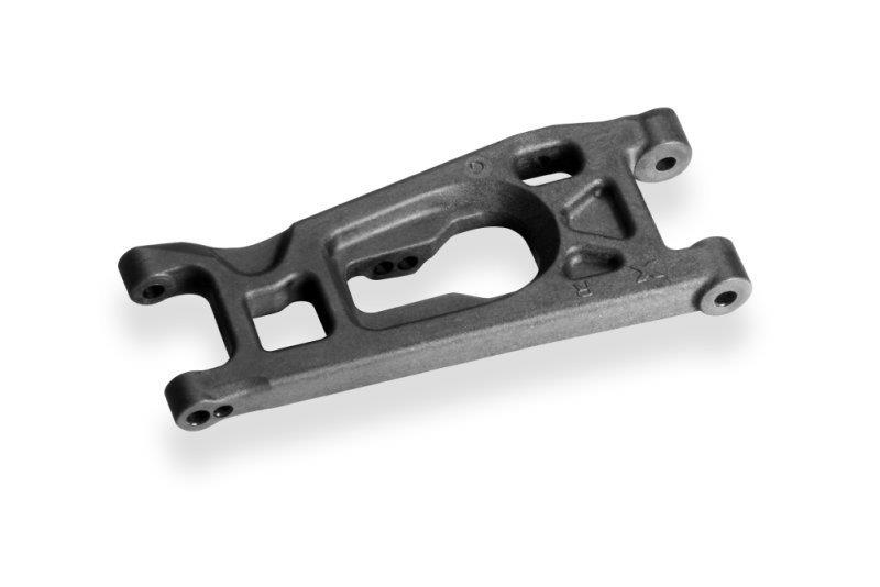 SUSP. ARM FRONT - LOW SHOCK MOUNTING - LOWER RIGHT - GRAPHITE - X322113-G