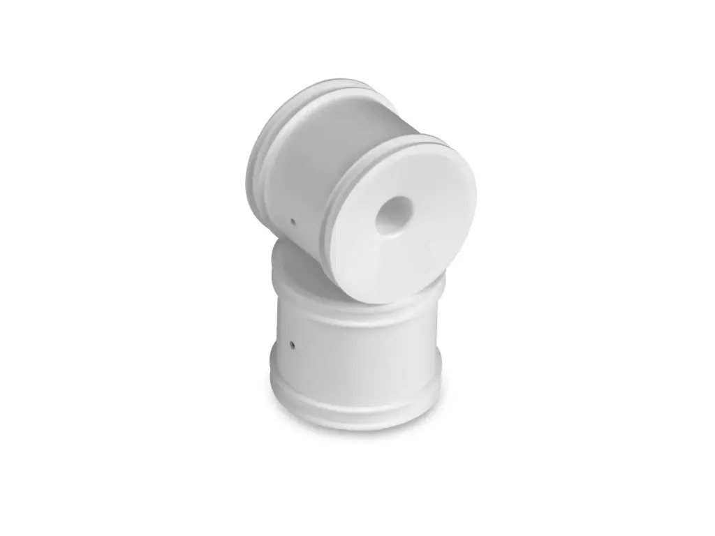 HUDY 1/10 OFF-ROAD WHEEL - STADIUM TRUCK – WHITE (2) - H803250