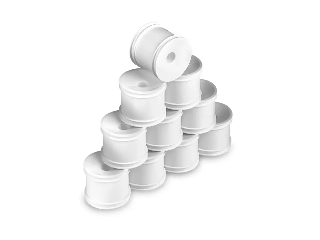 HUDY 1/10 OFF-ROAD WHEEL - STADIUM TRUCK – WHITE (10) - H803251