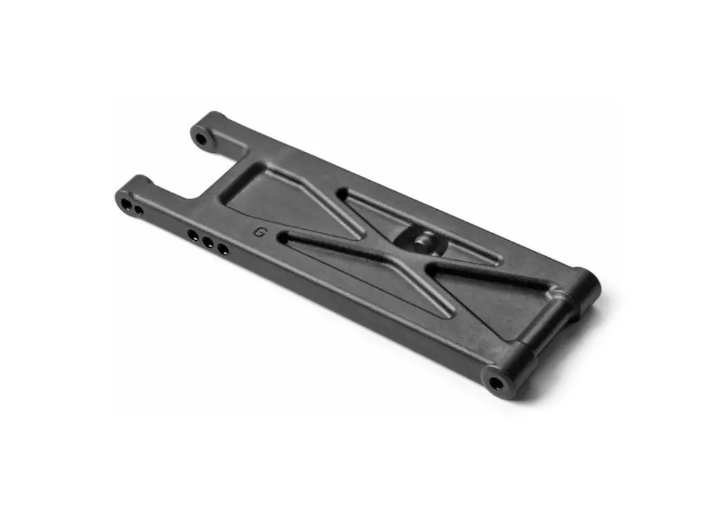 XT2 COMPOSITE SUSPENSION ARM REAR LOWER - 4-HOLE - SOLID - GRAPHITE - X323116-G