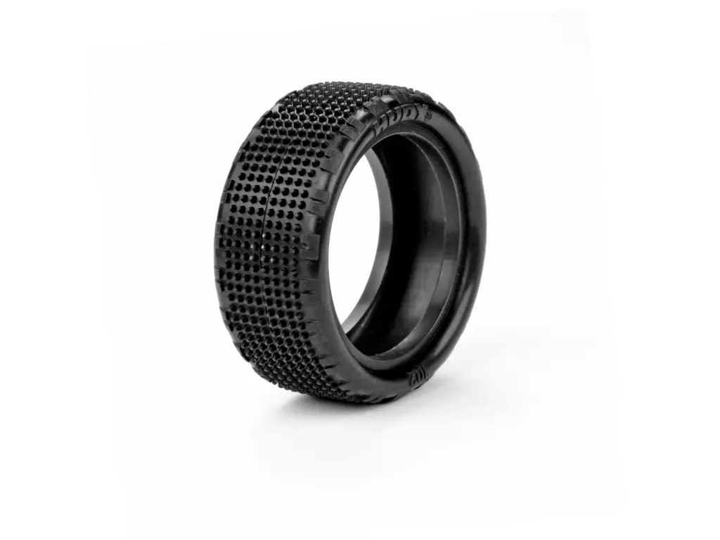 HUDY 1/10 OFF-ROAD TIRE 4WD FRONT CARPET - 102 - MEDIUM (2) - H814102-M