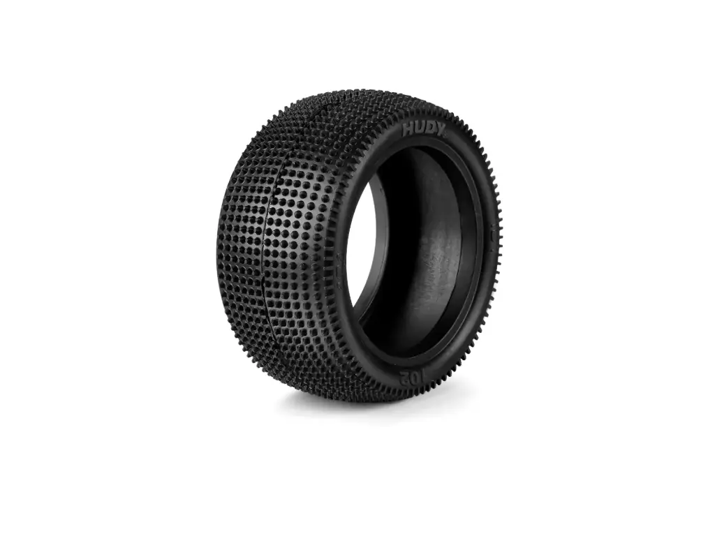 HUDY 1/10 OFF-ROAD TIRE 2WD/4WD REAR CARPET - 102 - MEDIUM (2) -H816102-M