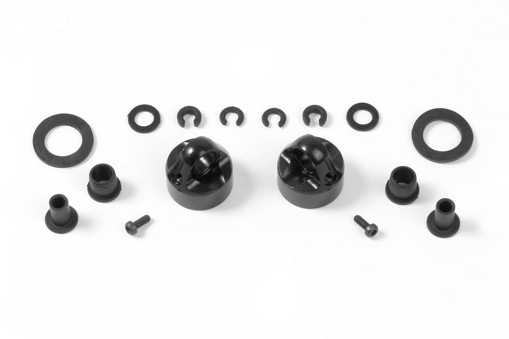 ALU SHOCK CAP-NUT WITH VENT HOLE (2) - X368052