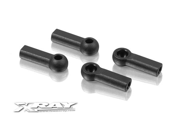 COMPOSITE BALL JOINT 4.9MM - CLOSED WITH HOLE (4) - X302665