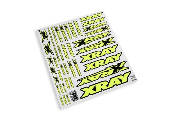 Xray Sticker For Body Neon Yellow