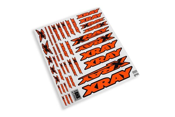 Xray Sticker For Body Neon Orange